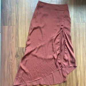Free People Satin Skirt